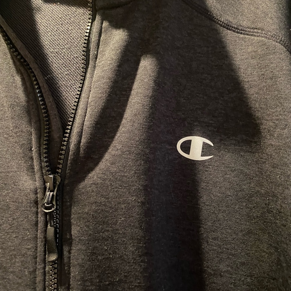 Men’s front zip hooded sweatshirt size XL by champion - Picture 3 of 6